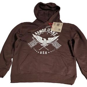 Armor Jeans “Classic Signature” Brown Hoodie